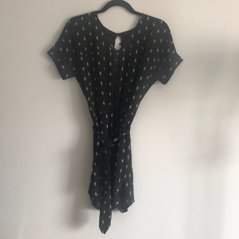 Madewell Perimeter Romper in Diamond Stitch